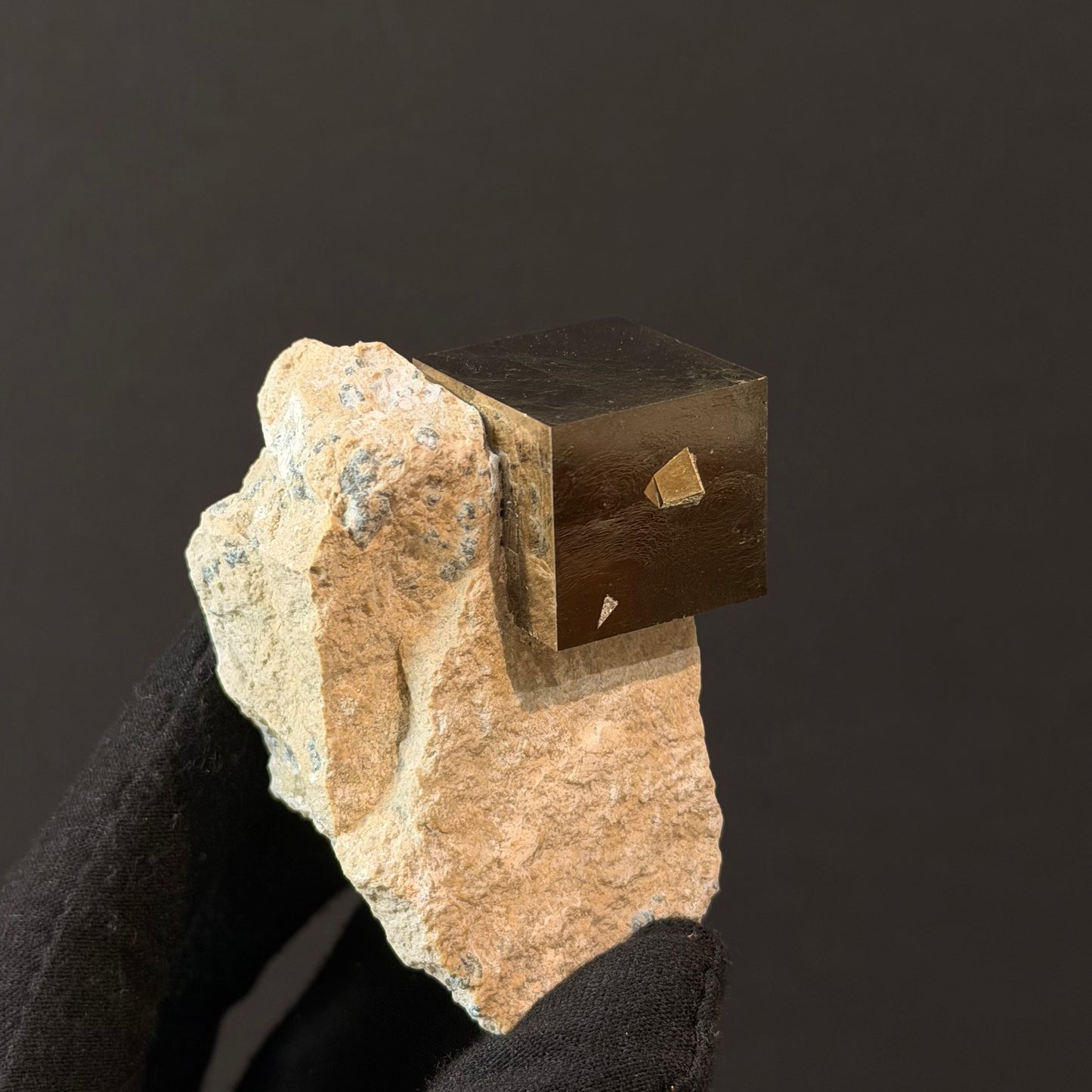 *Intergrown on Matrix Pyrite Specimen from Mina Ampliación A Victoria, Navajún, Spain.