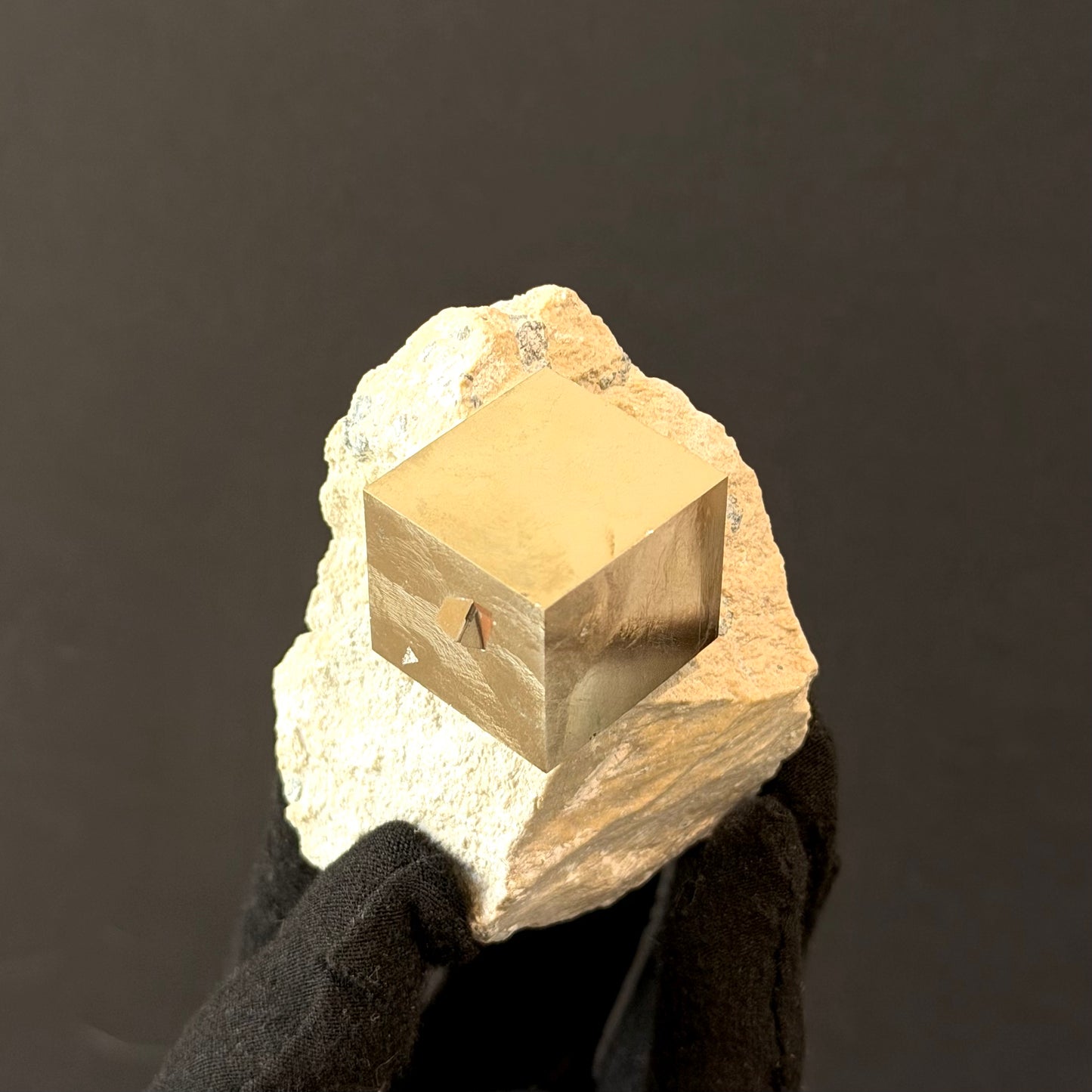 *Intergrown on Matrix Pyrite Specimen from Mina Ampliación A Victoria, Navajún, Spain.