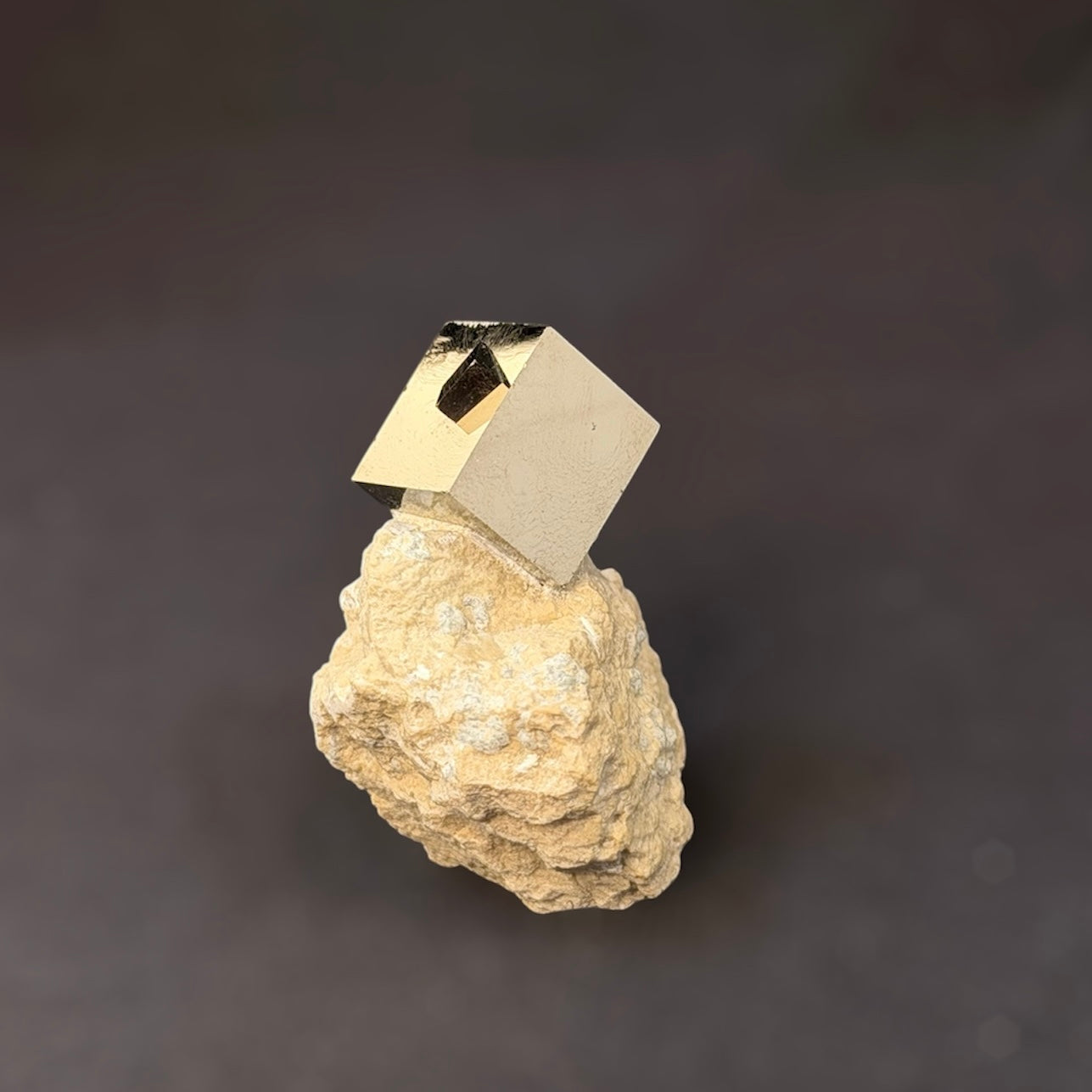 Pyrite Cubes on Matrix INTERGROWN from Mina Ampliación A Victoria, Navajún, Spain. (Copy)