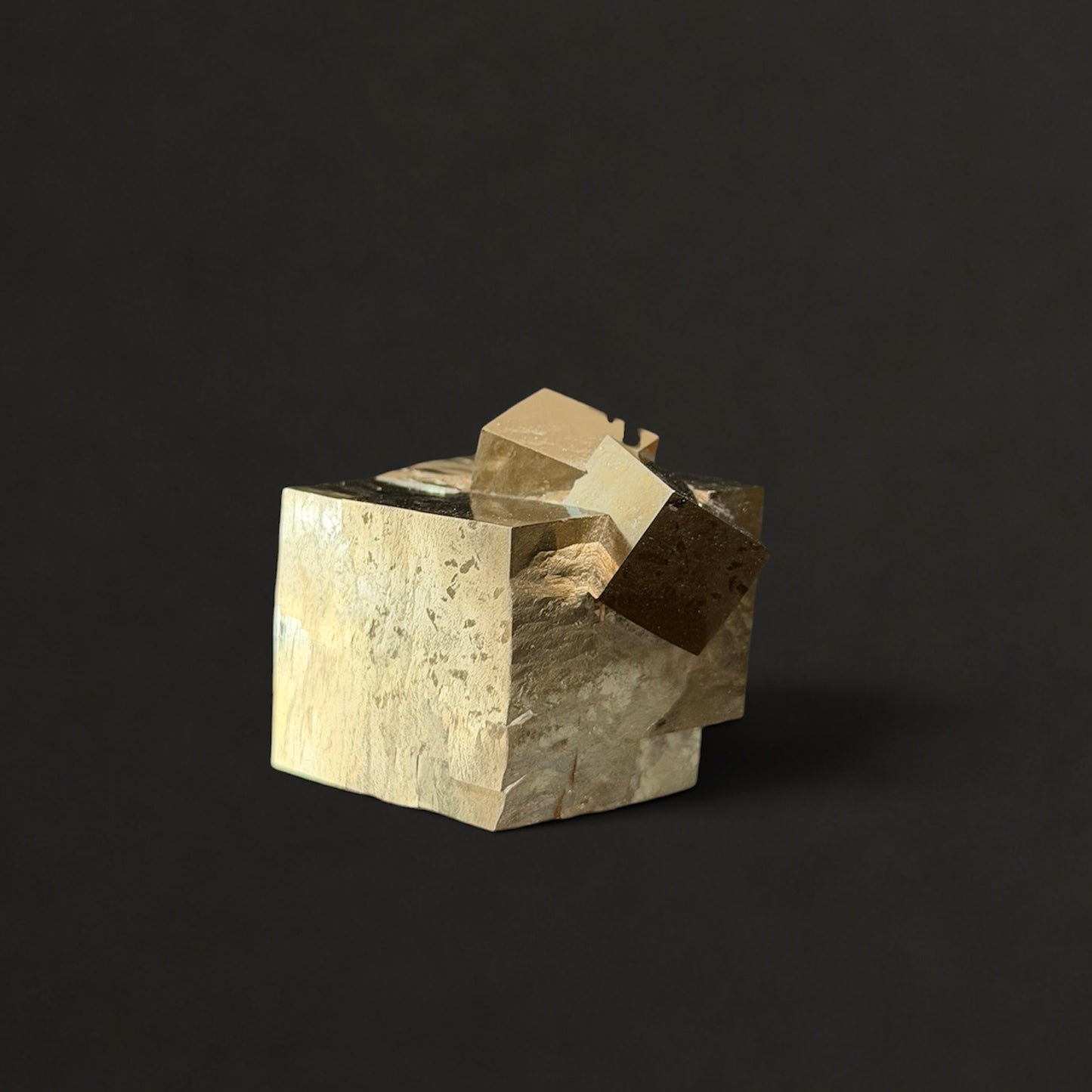 Intergrown Pyrite Specimen from Mina Ampliación A Victoria, Navajún, Spain.