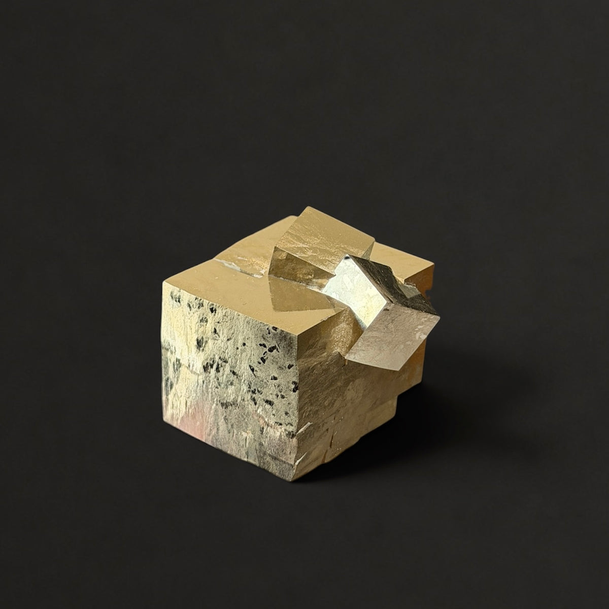 Intergrown Pyrite Specimen from Mina Ampliación A Victoria, Navajún, Spain.