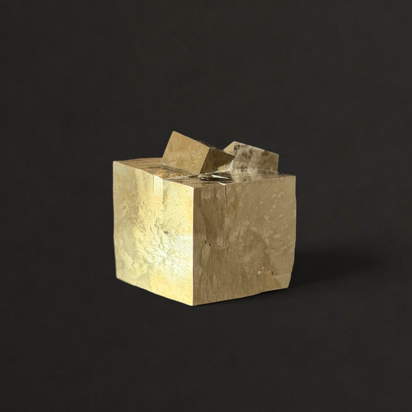 Intergrown Pyrite Specimen from Mina Ampliación A Victoria, Navajún, Spain.