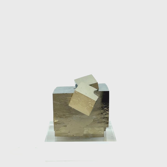 Intergrown Pyrite Specimen from Mina Ampliación A Victoria, Navajún, Spain.