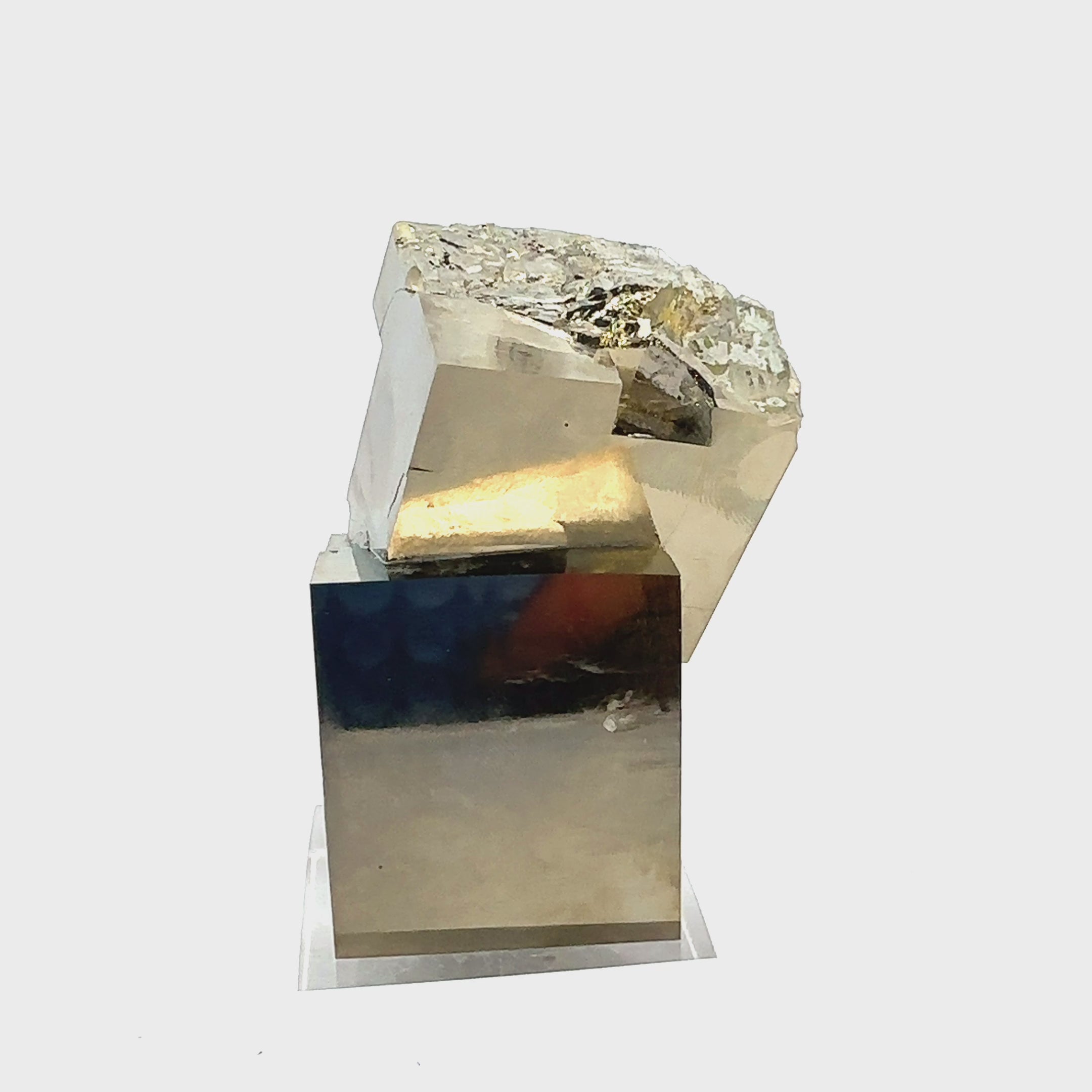 Intergrown Pyrite Specimen from Mina Ampliación A Victoria, Navajún, Spain.