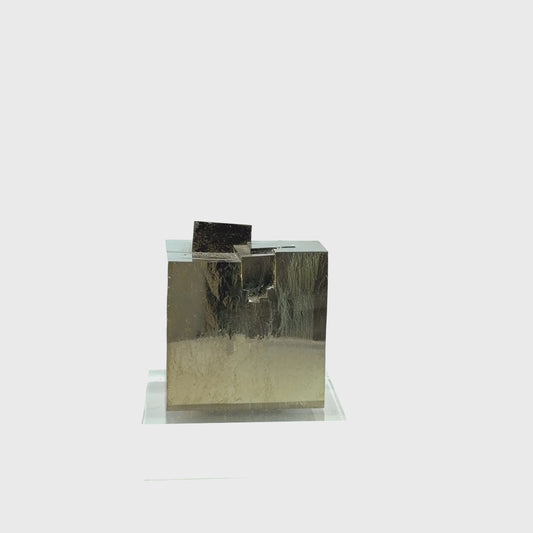 Intergrown Pyrite Specimen from Mina Ampliación A Victoria, Navajún, Spain.