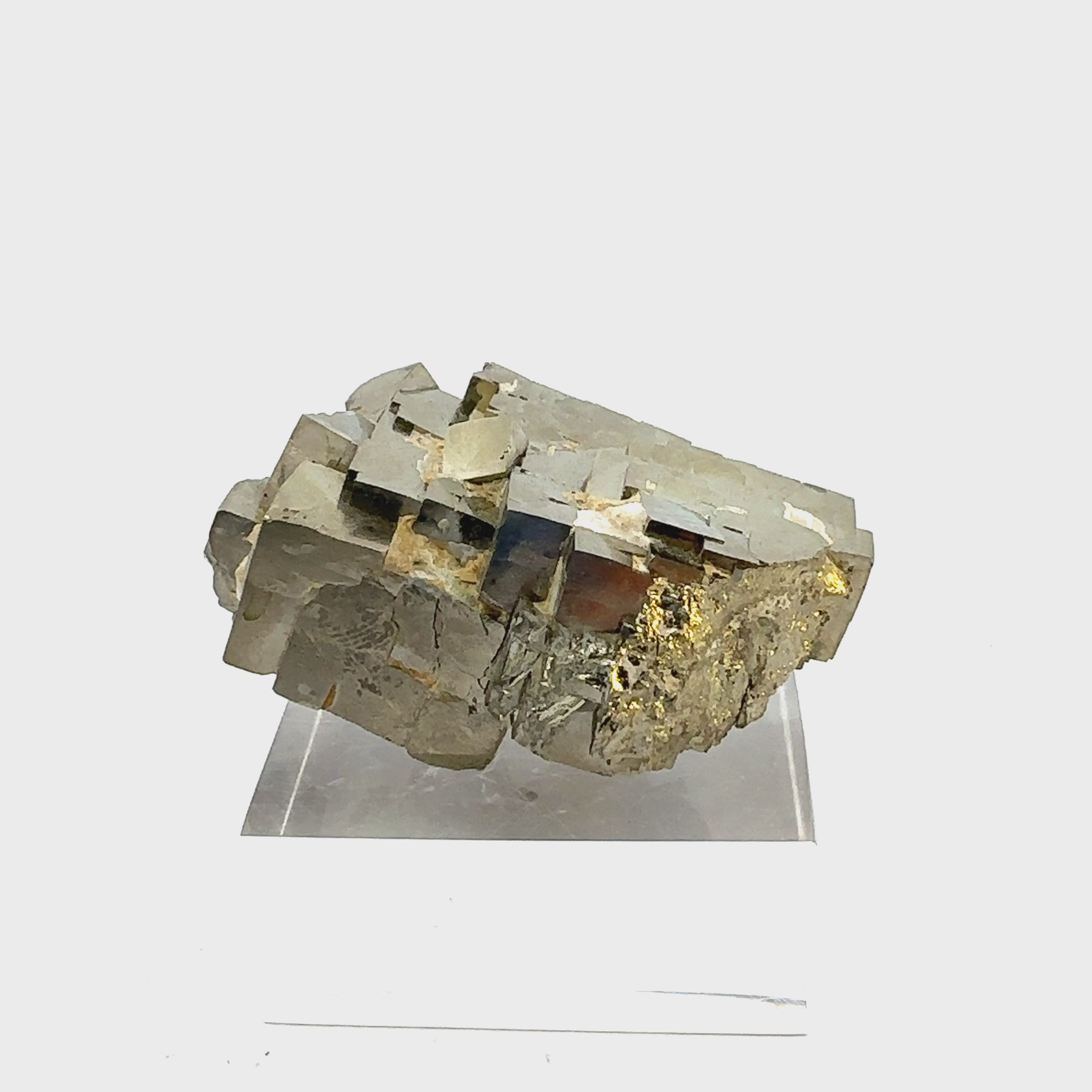 Intergrown Pyrite Specimen from Mina Ampliación A Victoria, Navajún, Spain.
