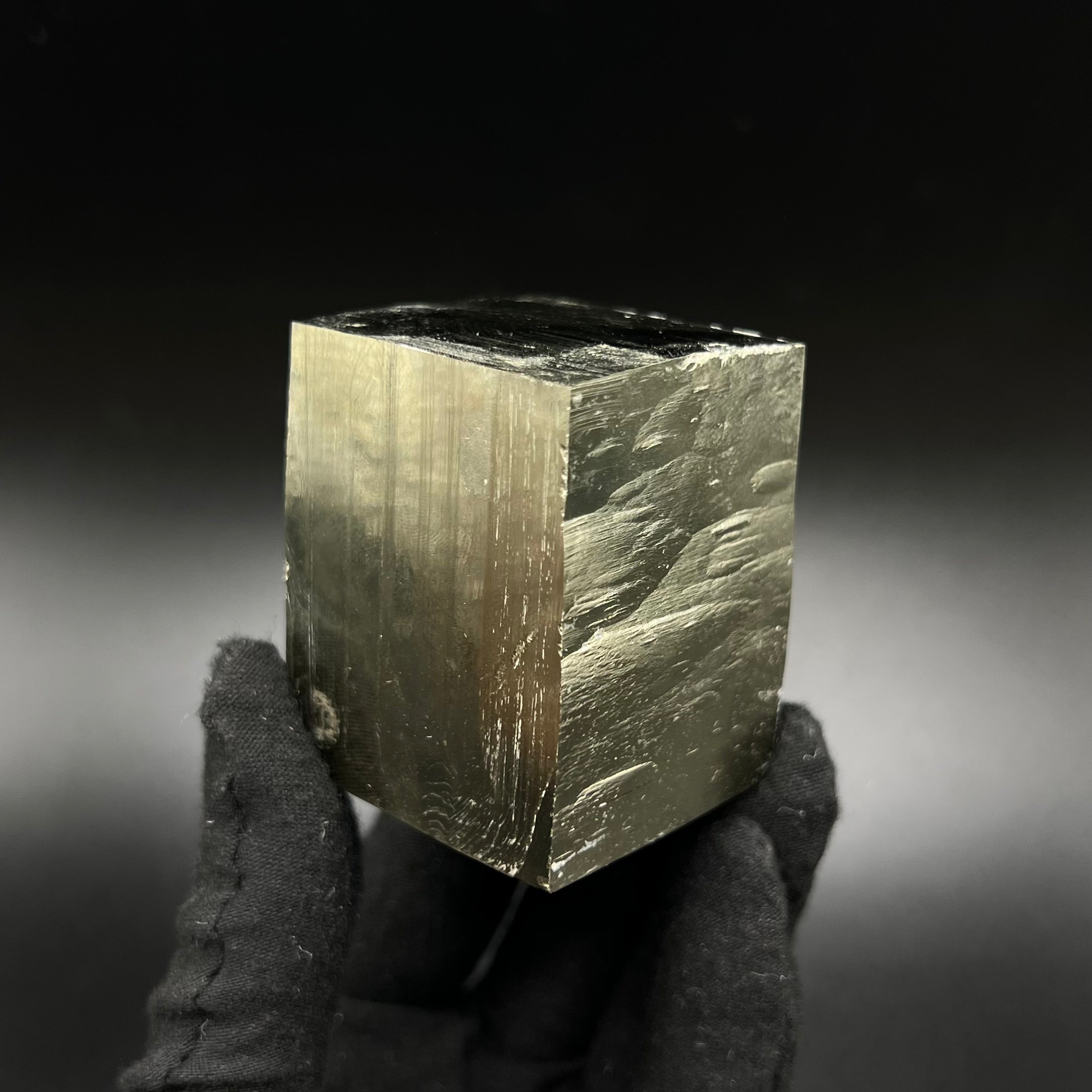 Rectangle Shape Pyrite from Navajún, Spain – Pyrite Cubes