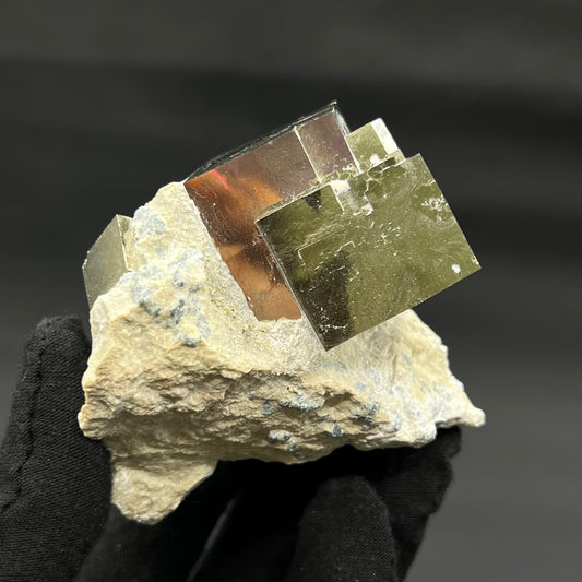 Pyrite on Matrix from Navajún, Spain