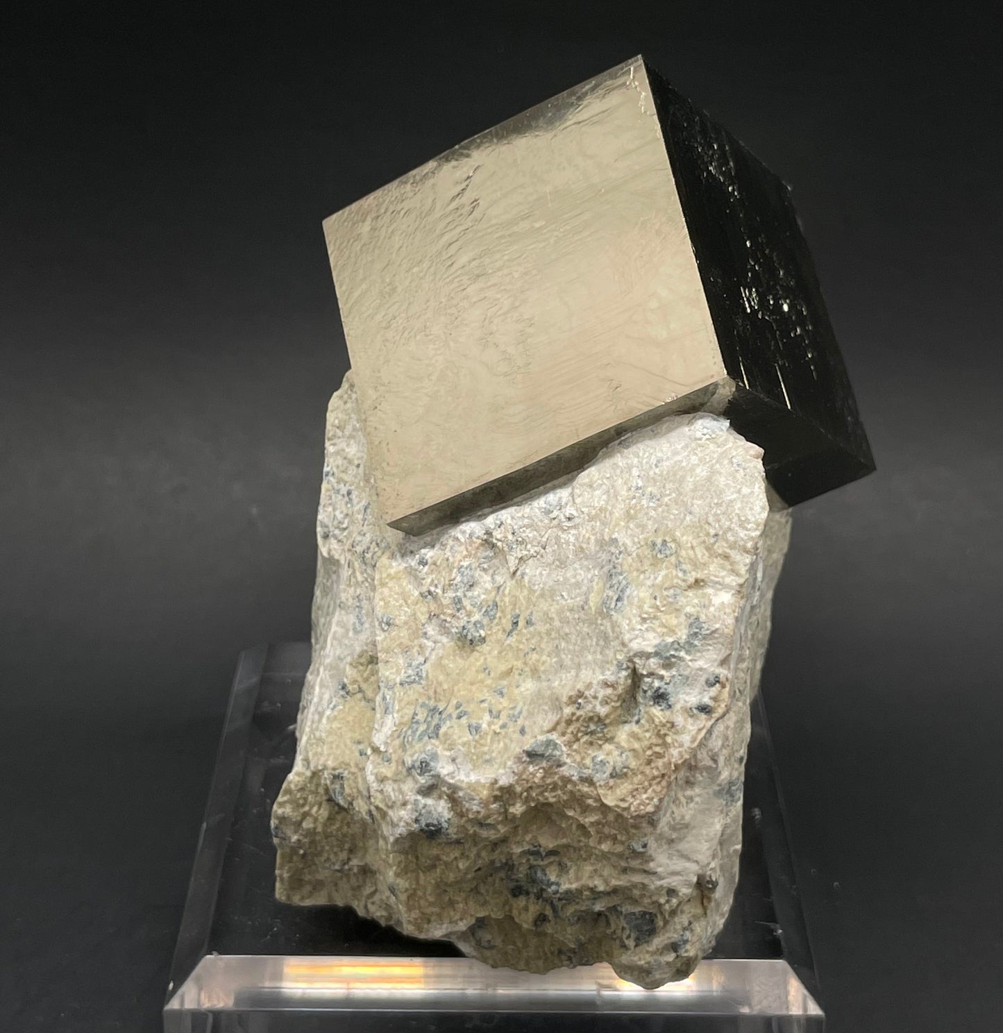 Pyrite on Matrix Navajún La Roja Spain