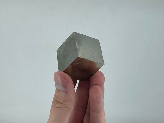 Cubic Pyrite from Victoria Mine, Navajun, La Rioja, Spain.
