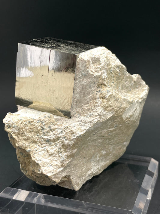 Pyrite on Matrix Navajún La Roja Spain