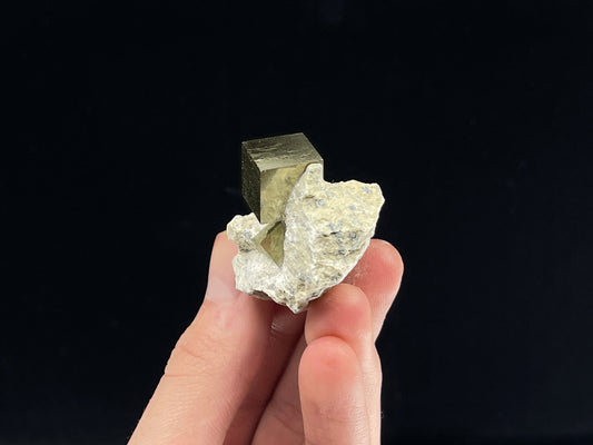 Cubic Pyrite from Victoria Mine, Navajun, La Rioja, Spain